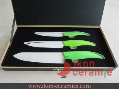 China Knives - 3pcs/Ceramic Knife Set,4"/5"/6" IKON Ceramic Knife.(AJ-3MW-AG) [Ceramic Knife Sets 138|]