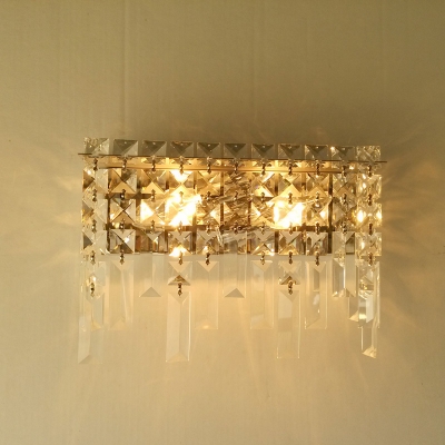 crystal wall sconces with e14 crystal wall lamp led living room wall lamp bedroom modern bedside wall lights crystal lighting