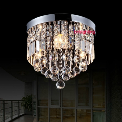 modern crystal ceiling lamp bedroom round surface mounted led ceiling light suspended ceiling led lighting crystal ceiling light