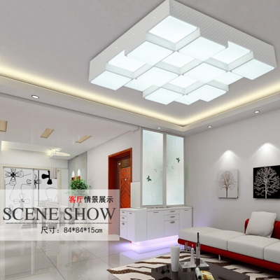 modern led ceiling lights for living room 220-240v chandelier ceiling l88*w63cm 64w 9light