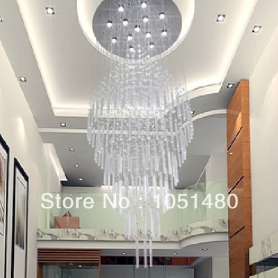 new guaranteed lustre crystal chandeliers modern el light dia500*h2000mm