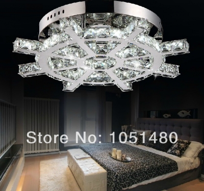 s surface mounted led crystal light l470*w470mm , modern indoor lighting