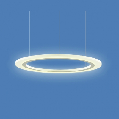 sell modern led pendant lamp 1 light aluminium acrylic white painting dinning living led pendant lights