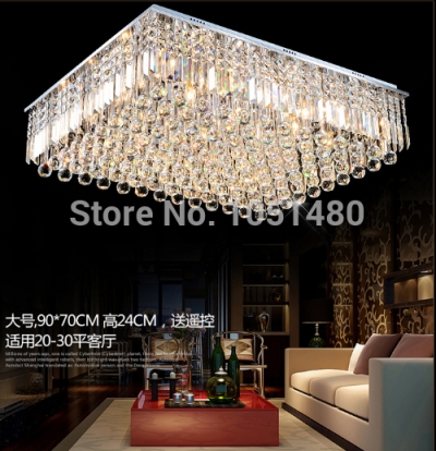 top s square k9 crystal ceiling light fixtures , luxury home lighting