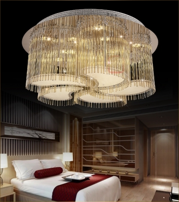 2014 fashion crystal ceiling light 85-265v led ceiling lamp modern living dining el room crystal lighting