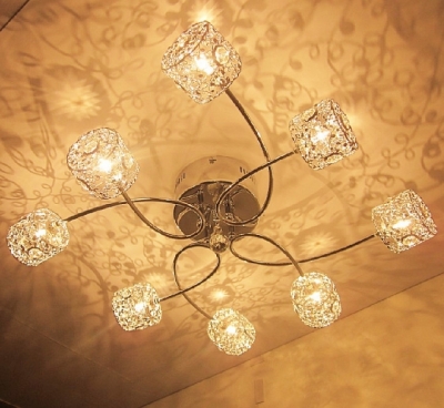 8 lights large modern crystal chandelier 120v 220v [ceiling-light-5665]