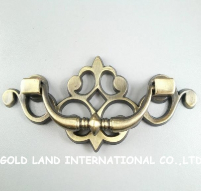 82mm Free shipping ancient zinc alloy cabinet european antique furniture handle
