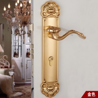 Chinese antique LOCK Gold Door lock handle door levers out door furniture door handle Free Shipping(3 pcs/lot) pb30