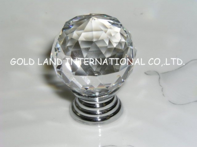 D30mm Free shipping new style modern furniture handle crystal cabinet knob/drawer knob