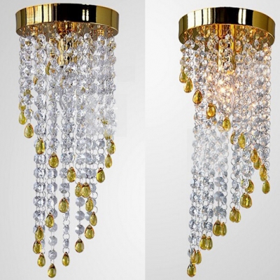 new 2014 modern crystal ceiling light balcony crystal lamp d15*h41cm