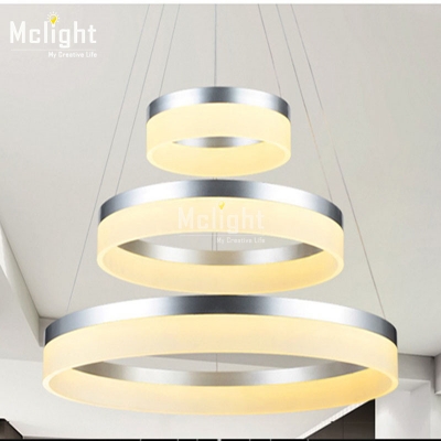 new modern led ring pendant light arcylic circle led pendant lamp fixture suspension outdoor pendant lights