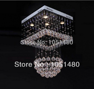 top s modern living room crystal ceiling lamp , contemporary home lighting d500*h800mm