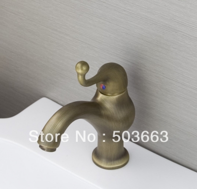 2013 Antique Brass Designer Wholesale Bathroom Basin Sink Faucet Brass Mixer Tap Vessel Mixer Vanity Faucet H-015