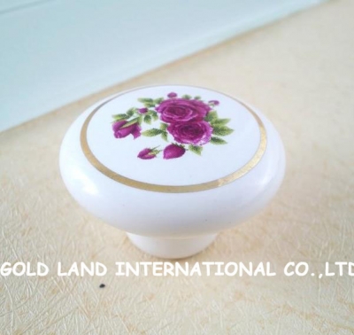 D38xH25mm Free shipping ceramic furniture knob/knob for Home/bathroom knob