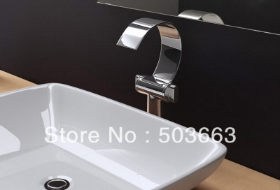 Double handle Deck Mounted Bathroom Basin Faucet Mixer Tap Chrome Finish Faucet Sink Faucet Basin Mixer Vanity Faucet L-6005