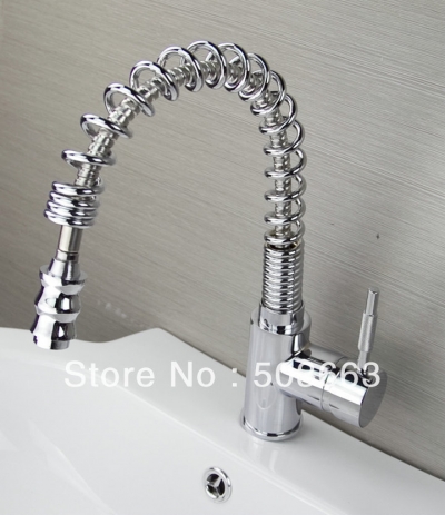 Promotion Wholesale Pull Out Faucet Chrome kitchen Pull Out And Swivel Sink Mixer Tap L-9010