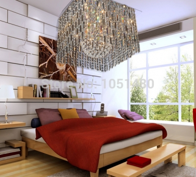 new chrome large contemporary chandelier crystal lighting el lobby chandelier l800*w800*h800mm