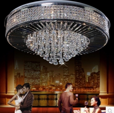 new item special price luxury round crystal foyer light modern crystal ceiling lamp lustres home lighting