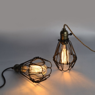 vintage pendant lamps 1 light e26 e27 110v 220v dinning living room loft lights