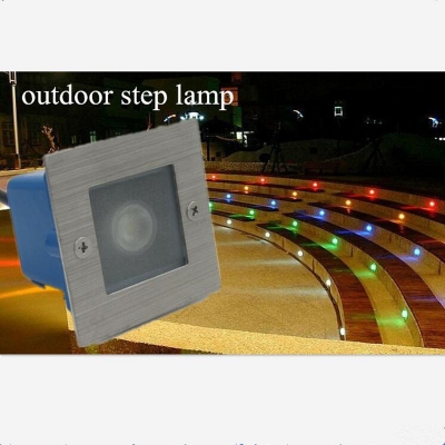,85~265v,led waterproof 1w underground lights outdoor step stairs lights for garden patio landscape decoration lamp