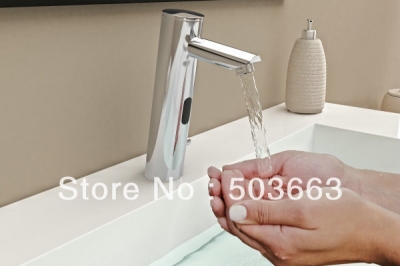 Cold Mixer Automatic Hand Touch Free Sensor Faucet Bathroom Sink Tap Vessel Faucet Mixer L-0151