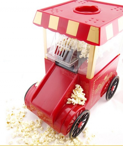 Creative Nostalgia mini classic horse carts home popcorn Tabletop Machine new(FREE SHIPPING)