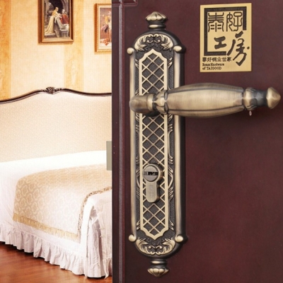 Modeled after an antique LOCK Coffee Door lock handle door levers out door furniture door handle Free Shipping pb39