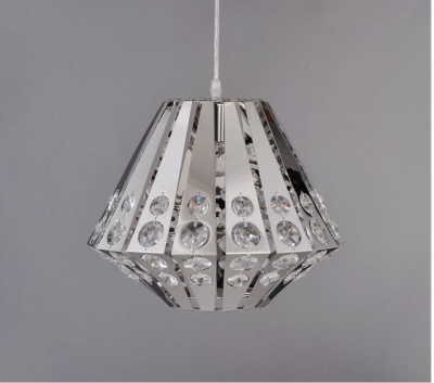 fashion brief modern pendant light stainless steel crystal lamp crystal entranceway pendant light d300mm
