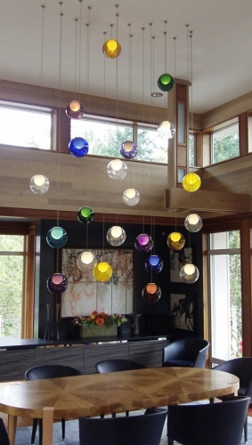 modern glass pendant light with led g4 retrofitted bulbs 1 light d15cm color glass living study room loft lights