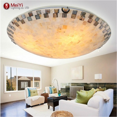 tiffany mediterranean style natural shell ceiling lights lustres night light led lamp floor bar home lighting
