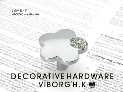 (4 pieces/lot) VIBORG K9 Glass Crystal Knobs Drawer Handle& Cabinet Pulls &Drawer Knob SA-958-PSS