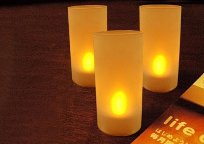 120pcs/lot yellow led candles light ,lights for home , with voice control