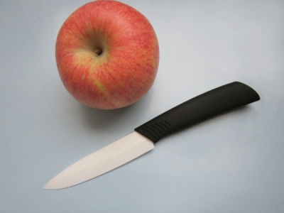 1PCS/lot 4" 4inch Professional Ceramic Knife white Blade Black Handle Fruit Knives Vegetable knife [Ceramic Knives 14|]