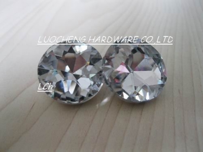 200PCS/LOT 20 MM FREE SHIPPING DIAMOND FLOWER CRYSTAL BUTTONS FOR SOFA INDUSTRY OR OTHER DECORATION FILEDS