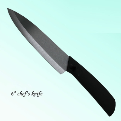 6" 6inch Black Blade Straight handle chef's Knife Set Ceramic Cutlery Knives Hight Quality ceramic knife free shipping