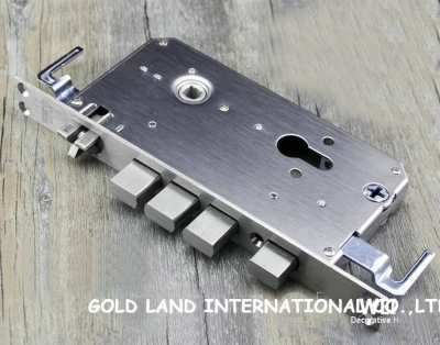 68mm entirety 304 stainless steel lock body lock door lock Left inside to open the door Free shipping