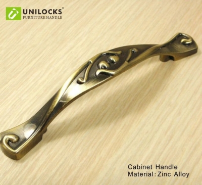 European Style Antique Cabinet Shoe Handle And Drawer Cupboard Knobs DF96(C.C.:96mm Length:145mm)