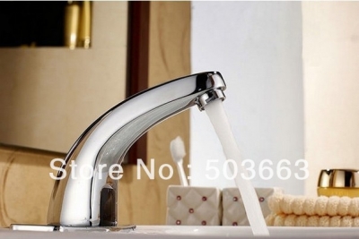 Free Shipping New Style Single Hot&Cold Tap Automatic Sensor Faucets Inductive Basin Sink Water Tap b0014S