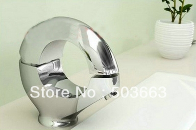 Free shipping new style brass chrome waterfall glass basin mixer tap faucets b11