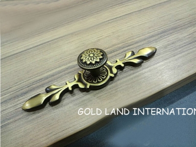 L115mm Free shipping pure copper furniture drawer handle