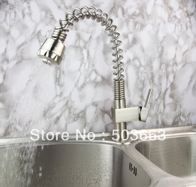 Luxury Nickel brushed Kitchen Basin Sink Pull Out and Swivel Faucet Vanity Faucet Mixer Tap Crane S-180