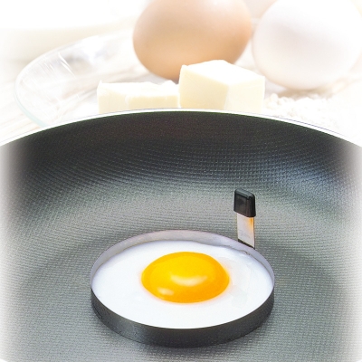 Sanada stainless steel egg ring omelettes mould circle omelette device kitchen tools circle [Kitchenware 93|]