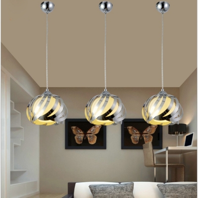 creative many heads glass pendant light living room bedroom lamp aisle bubble ball pendant light personalized restaurant lamps