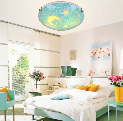 led lamps ceiling light modern lighting individuality brief bedroom lamp european style color glass mosaic ceiling light