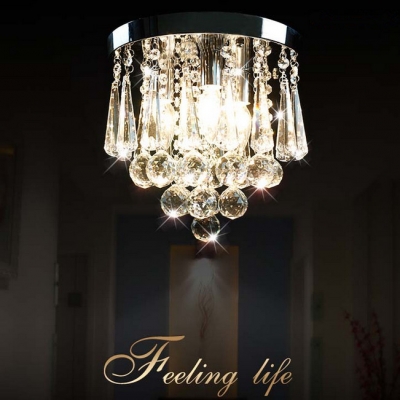 modern design crystal lighting 300mm led crystal chandelier