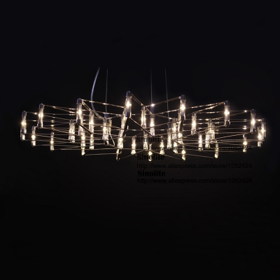 modern led pendant light fireworks light moooi style 90-265v 15w 60cm pendant light for dinning room