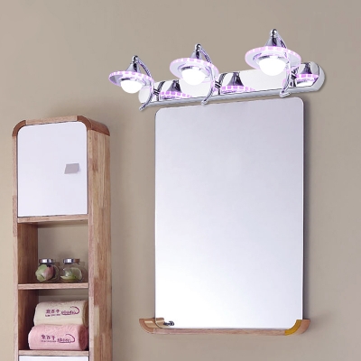new modern led wall mirror lights 220v mirror lamp waterproof bathroom light 18w 3lights