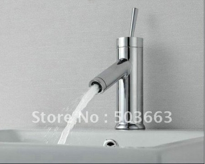 single handle bathroom tap chrome brass finish basin waterfall mixer faucet YS7789
