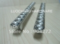 10PCS/ LOT FREE SHIPPING NEWLY-DESIGNED 175 MM CLEAR CRYSTAL HANDLE WITH ALUMINIUM ALLOY CHROME METAL PART