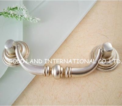 90mm L122mmxH20mm Free shipping antique silver zinc alloy hot sale furniture handle / drawer handle